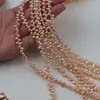 Perlas de Agua Dulce Naturales Irregulares Forma de Arroz 3-4 mm Alto Brillo Forma de Pétalo con Cuentas Sueltas Producto Semi-acabado para Collar Pulsera DIY