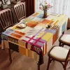 Mantel Estilo Americano, Impermeable, Resistente al Aceite, No Requiere Lavado, Nuevo Modelo 2026, Lujo Ligero, Sensación de Alta Gama, Rectangular, Mantel para Mesa de Comedor que Mejora el Ambiente