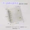 PVC Transparente Glitter Pequeno Fresco A7A8M5 Cinco Furos Caderno de Folhas Soltas Capa de Caderno Bolsa de Armazenamento Porta-Cartões Acessórios