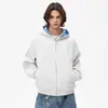 Cardigan Moletom Jaqueta Preto com Capuz Curto Padrão Pied-de-Poule Americano para Primavera e Outono Masculino Cleanfit