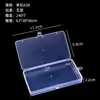 Caja Rectangular Caja de Plástico PP Caja de Embalaje Caja de Almacenamiento para Piezas Pequeñas y Artículos Caja Organizadora Caja de Almacenamiento para Joyas Insignias Tarjetas