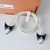 Cubierta Protectora para Cable de Datos para Cargador Apple de 20W, Dibujos Animados, a Prueba de Roturas para Cable de Carga de Teléfono Móvil