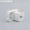 Módulo de red CAT6 tipo 128 de seis puertos para cable de red gigabit, módulo de computadora, panel 86 compatible con módulo de red