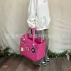 Bolsa de Playa Eva para Exteriores Europea y Americana, Bolsa con Agujeros, Accesorio DIY, Bolsa Impermeable de Baño de Gran Capacidad, Neceser