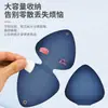 Bolsa de Armazenamento de Palhetas de Guitarra em Formato de Coração Transfronteiriça com Botão de Pressão, Caixa de Palhetas de Couro PU, Suporte Universal de Palhetas para Guitarras Acústicas e Elétricas