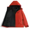 Chaqueta tres en uno para hombre y mujer, a prueba de viento e impermeable, conjunto de dos piezas de forro polar para otoño e invierno para senderismo, ciclismo y montañismo, personalizable