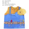 Fantasia Cosplay de Halloween Bombeiro Médico Policial Engenheiro Pirata Chef Roupas + Ferramentas