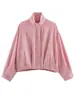 Comercio exterior transfronterizo ropa de mujer otoño nuevo estilo europeo y americano moda versátil cuadros chaqueta aviador 3046211