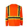 Suministro Directo de Fábrica Camiseta de manga larga con franja reflectante Advertencia de seguridad vial para saneamiento Ropa de trabajo Ciclismo nocturno Carrera nocturna Ropa reflectante