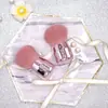 Cepillo para hongos brocha para colorete suelta y esponjosa brocha grande para polvo de uñas miel brocha para polvo de maquillaje herramientas de belleza