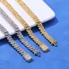 Hip-Hop Europeo y Americano Transfronterizo Cadena Cubana de 6 mm Plata S925 Fila Única Moissanita Pulsera para Hombre Joyería de Alta Gama Personalización