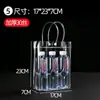 Nuevas Bolsas de Mano Transparentes de PVC en Stock, Bolsas de Regalo Engrosadas para Cosméticos y Dulces de Boda, Bolsos de Plástico de Gran Capacidad