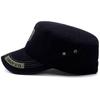 Sombrero Ola coreana otoño e invierno para hombre gorra plana bordado camuflaje gorra militar fabricantes venta al por mayor al contado una generación de cabello