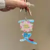 Estilo Ins Carrillón de Viento de Botella Flotante Llavero de Teléfono Colgante Pequeño Medusa Estrella Correa para Bolso Decoración Versátil para Mujeres