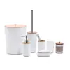 Suministros Populares para Baño Transfronterizos Juego de Siete Piezas para Baño Estilo Europeo Set de Artículos de Tocador para Baño Vaso para Enjuague Bucal Juego de Vasos para Cepillarse los Dientes