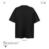 Camiseta holgada de manga corta con estampado de marca moderna personalizada de algodón puro pesado de 250 g para hombres y mujeres, verano, exportación transfronteriza, ropa de hombre al por mayor
