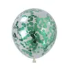 Balão de Lantejoula de 12 polegadas balão transparente com confete decoração de festa de aniversário balão redondo de látex empurre pequeno presente
