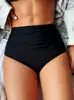 Traje de baño 2024 producto conservador cintura alta plisado triángulo grande parte inferior anti-exposición funda bañador para mujer piscina aguas termales