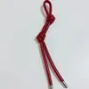 Llavero de Cuerda Trenzada de Cuero PU Avanzado Colgante Creativo Versátil para Bolsa Accesorios de Colgante de Cadena Tejidos a Mano DIY