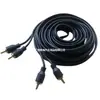 Cable de Audio para Coche 5m Cable de Audio para Coche Cable de Señal con Cabezal Lotus RCA Conexión Amplificador Subwoofer Unidad Principal