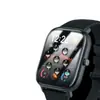 Adequado para filme temperado de relógio Amazfit GTS 2, filme composto, capa de superfície curva 3D com borda preta, filme macio