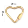 Hebilla de Conexión de Acero Inoxidable Corazón Pequeño Estrella de Cinco Puntas Ovalada Rectangular Galvanizado Conservante del Color Accesorios para Pulsera Collar DIY