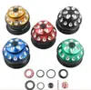 Juego de dirección de cinco piezas para bicicleta de montaña 44 mm, montaje de horquilla delantera integrado / color anodizado gota de agua, juego de dirección de ocho piezas