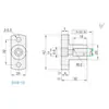 Soporte Base Combinado RBW01-D6 RBW02-D10 RBW06-D25 RBW11-D30 12-13