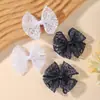 Venta Caliente Transfronteriza Nuevo Pasador de Pelo con Lazo de Encaje Accesorios para el Cabello Huecos Retro Pasador de Pelo de Color Sólido para Niños 5699