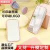 Espejo Rectangular Espejo de Maquillaje de Mano Espejo Portátil Portátil Logotipo Plástico Espejo Pequeño Espejo de Maquillaje de Escritorio Portátil