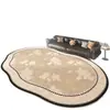 Tapete Sala de Estar Europeu Clássico Tapete de Veludo Cristal de Grande Área Tapete Doméstico para Sala de Estar Sofá Mesa de Centro Resistente à Sujeira Cobertura Total