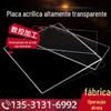 Folha Acrílica Altamente Transparente Ps Vidro Orgânico Colorido Fosco Corte a Laser Dobra Processamento Personalizado Atacado Fosco