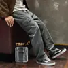 Pantalones casuales color caqui para hombre, pantalones de pierna recta para primavera y otoño, nuevos pantalones de trabajo para hombre 2026, pantalones holgados para hombre estilo americano
