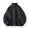 2025 Nueva Chaqueta de Trabajo Bomber Desestructurada de Nicho para Hombre y Mujer Tendencia