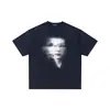 Camiseta Informal Suelta de Manga Corta con Estampado de Letras en la Espalda Stnw Unreal Portrait para Hombre y Mujer
