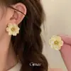 Aretes de Flor de Jade, Aretes de Flor de Resina con Pasador de Plata, Aretes Sencillos y de Moda, Exquisitos y de Alta Gama Versátiles Accesorios para Orejas Venta al por Mayor