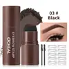 Comercio Exterior Transfronterizo O'Cheal Sello Perezoso Polvo para Cejas Set Impermeable a Prueba de Sudor No Mancha Barra de Polvo para la Línea del Cabello