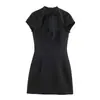 Fabricantes Mayoristas de Ropa para Mujer Transfronterizos Primavera 2026 Nuevo Vestido de Moda Sexy Estilo Europeo y Americano con Adorno de Lazo