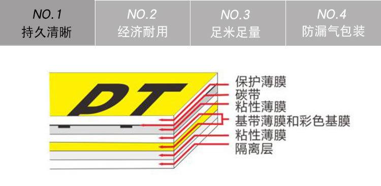适合兄弟tze-231标签机色带标签纸12mm pt-d210黑白12mm手持e100