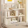 Estante de almacenamiento de escritorio para dormitorios estudiantiles, estantería vertical simple de varias capas, estante de almacenamiento de libros, organizador de archivos para escritorio de oficina