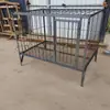 Jaula Grande con Acero Sólido Reforzado Espeso Jaula Soldada Desmontable para Granjas de Perros, Metabo