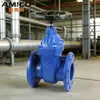 Válvula de Compuerta Amico Engineering de Hierro Fundido con Brida y Sello Suave, Vástago Oculto para Tubería de Agua, para Presión y Temperatura Normales