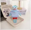 Colgantes de peces geniales, peces flácidos, peces que yacen planos de los residentes de Fondo de Bikini, accesorios para llaveros, chalecos de cama, Año Nuevo