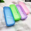 Caja de plástico para gafas al por mayor de fábrica, color caramelo, ligera, transparente, caja de plástico para gafas, caja de plástico, caja de plástico