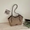 Bolsa de Pano Casual da Moda com Design de Nicho de Verão Exquisite para Passeio Bolsa de Ombro Versátil de Grande Capacidade Bolsa Feminina