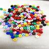 Cuentas Acrílicas Coloridas Redondas Planas de 8 mm DIY Hechas a Mano Accesorios para Abalorios Cuentas Espaciadoras Materiales Accesorios de Joyería