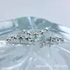 ASTMF-136 Titanio Estrella de Cinco Puntas Aro Pendiente de Lóbulo Hilo Interno de Titanio G23 Labio Pulido Pendiente de Lóbulo Orificio de Piercing Adorno de Cabeza
