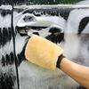 Guantes finos de lana para belleza del coche, guantes de limpieza de lana, engrosados, herramientas especiales de limpieza para lavado de coches