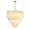 Estilo Murano de luxo leve lustre de vidro de arte em ferro luxuoso feito à mão para sala de estar, sala de jantar, hotel, quarto e decoração de casa