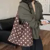 Bolso tipo cubo de moda coreana con estampado de lunares para debajo del brazo para mujer, nuevo modelo 2026, único y moderno, adecuado para uso diario como bolso de mano o bolso de hombro